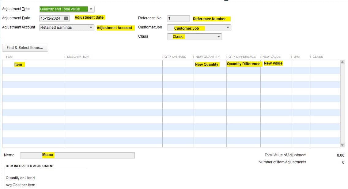 Import Inventory Adjustments into QuickBooks Desktop