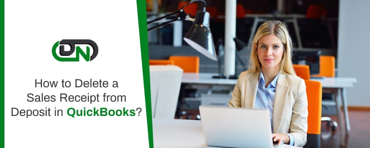 Delete a Sales Receipt from Deposit in QuickBooks