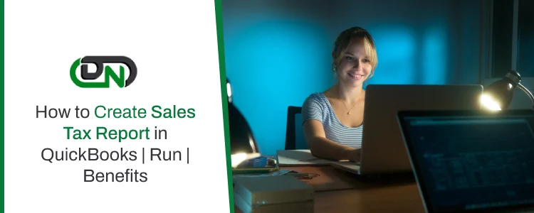 Create Sales Tax Report in QuickBooks